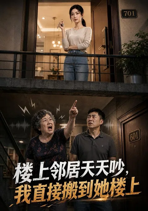 楼上邻居天天吵，我直接搬到她楼上