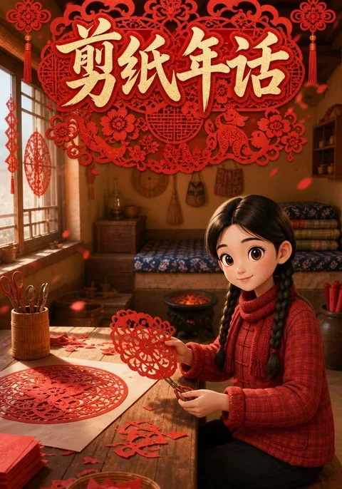 剪纸年话