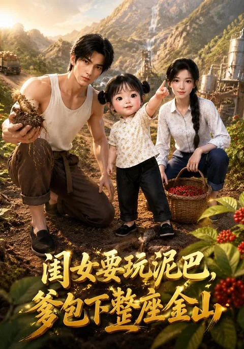 闺女要玩泥巴，爹包下整座金山